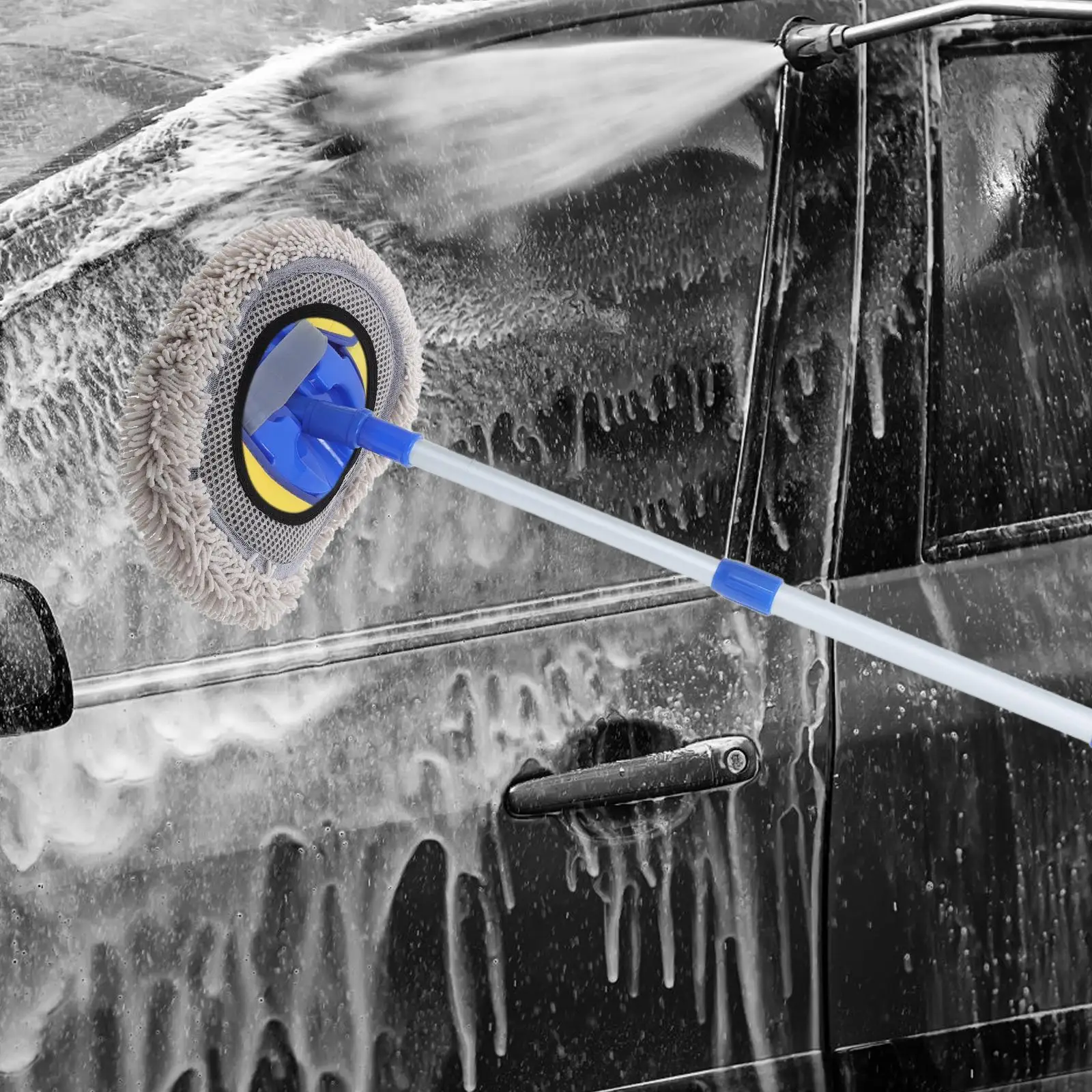 Car Wash Replacement Cloth Soft Chenille Mop Cover Scratch Proof Cleaning Supplies Truck Auto Detailing Equipment