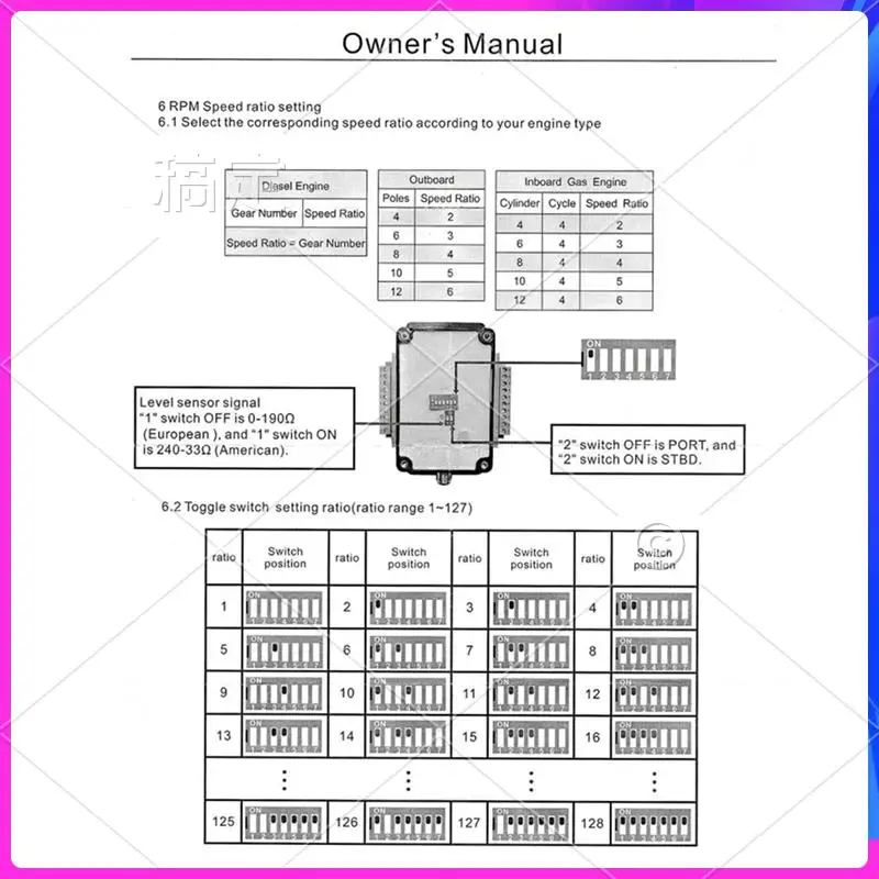 

AR-CX5106 Single NMEA 2000 Converter N2K Converter CX5106 0-190Ohm 0.5M Wiring Replacement Accessories For Marine Boat