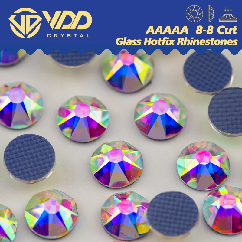 VDD SS6-SS30 AAAAA Top Quality 2088 8 Big 8 Small Hotfix Crystal AB Rhinestones Flatback Stones Clothes Wedding Dress Decoration