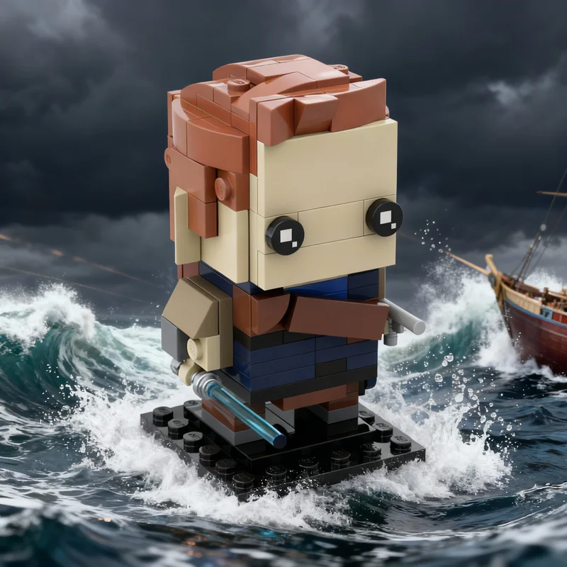 

Набор строительных блоков MOC Cal Kestis Survivor Star Battle, 146 деталей, Рождественский подарок, игрушки, конструктор, сборка, DIY, креативная идея