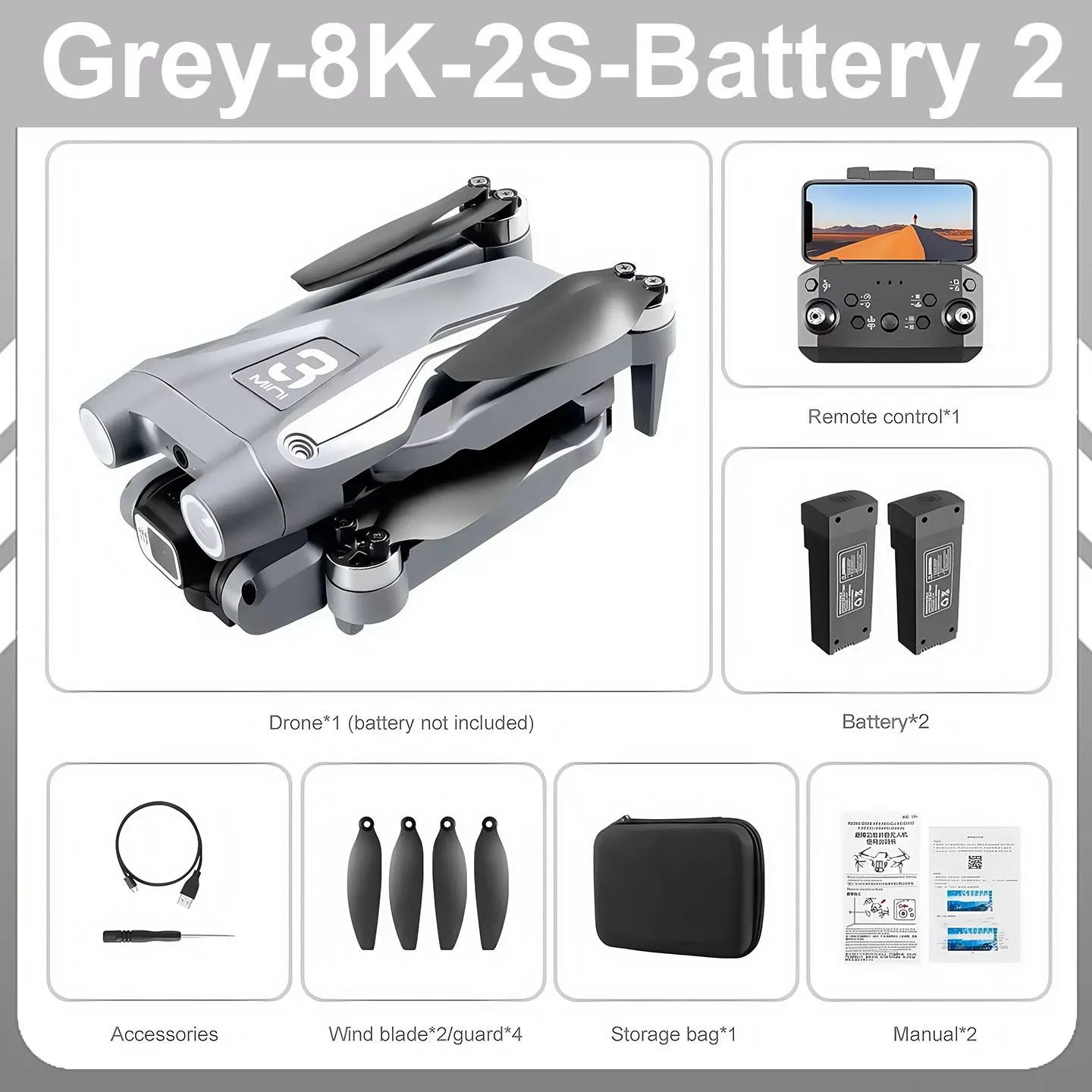 For Xiaomi Z908 Pro/MAX 8K Drone ESC Professional GPS Dron Optical Flow Localization 3sided Obstacle Avoidance Quadcopter Toys