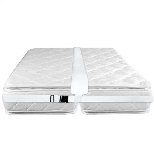 Kit convertidor de puente de cama doble a King, relleno de espacio de cama para hacer camas gemelas en conector King, conector de colchón para invitados