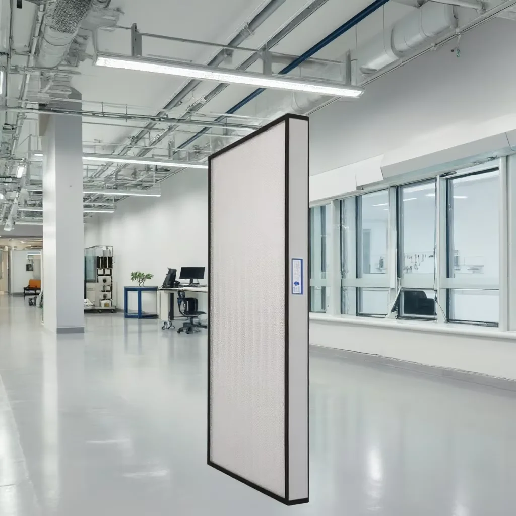 New Laminar Air Flow Box Fiberglass ELEMENT Replacement Air Filter H13/H14 Efficiency for Cleanroom FFU Hepa Fan Filter Unit