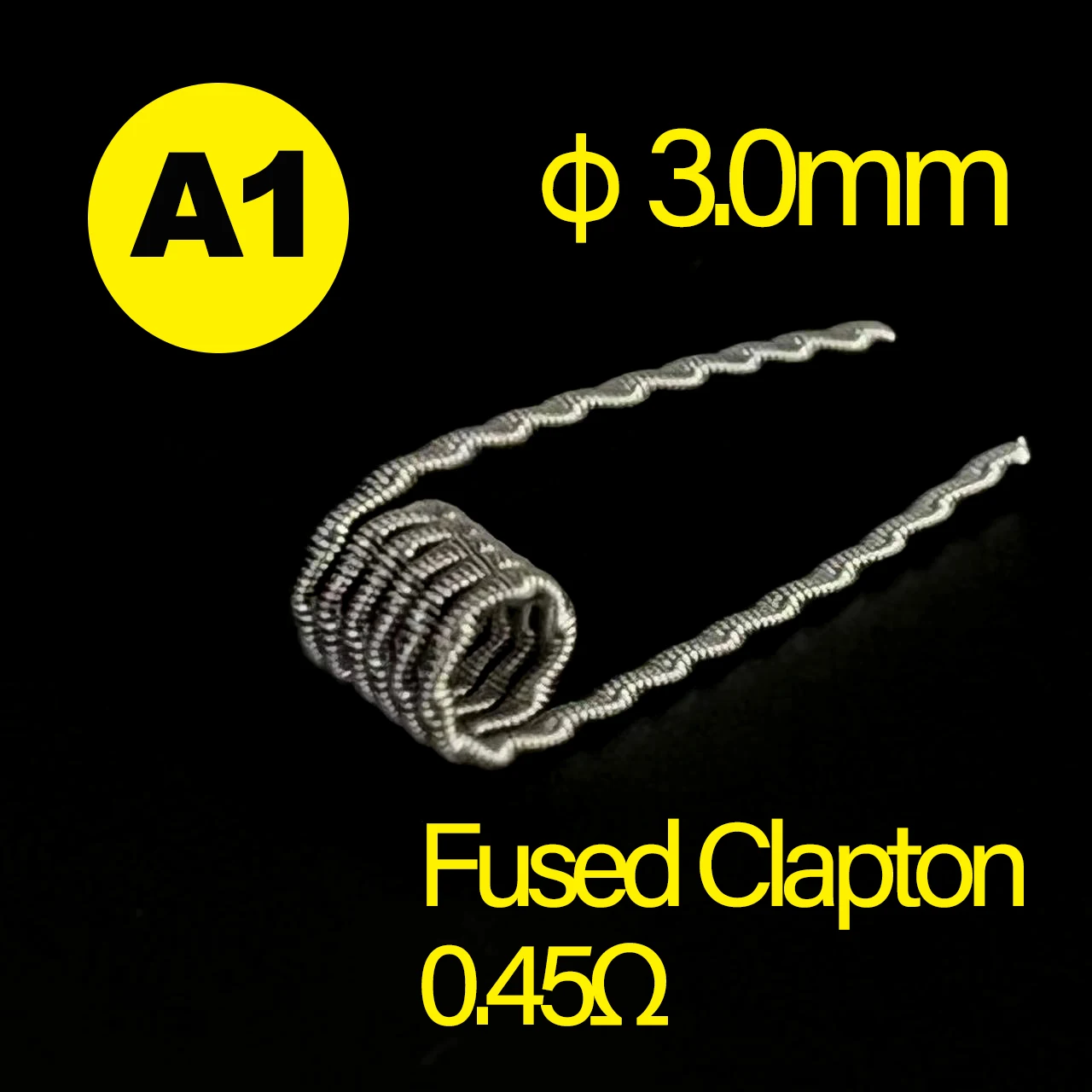 48 Pcs/box High Qulity Handheld Tool A1 Coil Wire Heating Resistance Premade Coils DIY Prebuilt Coil Wire 3.0mm Disassembly Tool