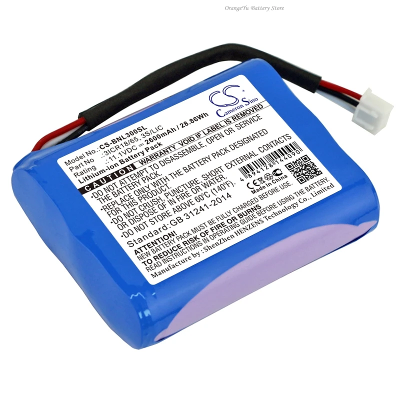 Batería para altavoz 2025 nueva 11.1V 2600mAh/3400mAh 3ICR18/65 3S/LIC para Bang & Olufsen BeoPlay A3 + herramienta 3