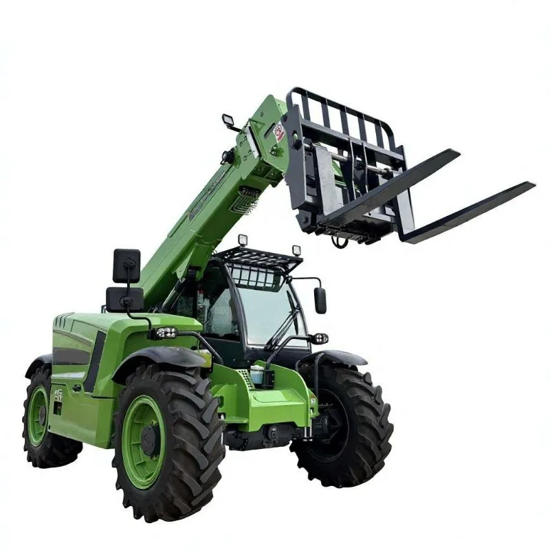 FOB Heavy Duty 4 Ton 4WD Telehandler For Industrial Cargo Material Handling Professional Manufacturer Direct Sale Customize
