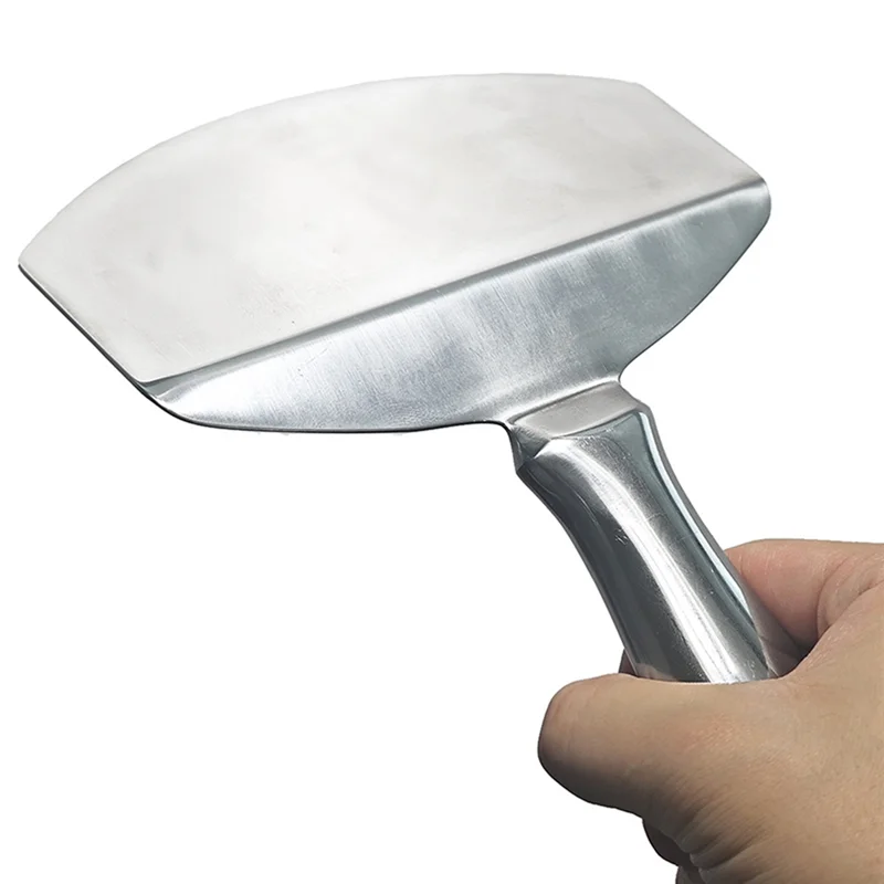 لحم الخنزير-للمسة نهائية للحوائط الجافة دلو من الفولاذ المقاوم للصدأ مغرفة على شكل قوس مجرفة سكينة معجون مكشطة للجدران الجافة وأداة الجص