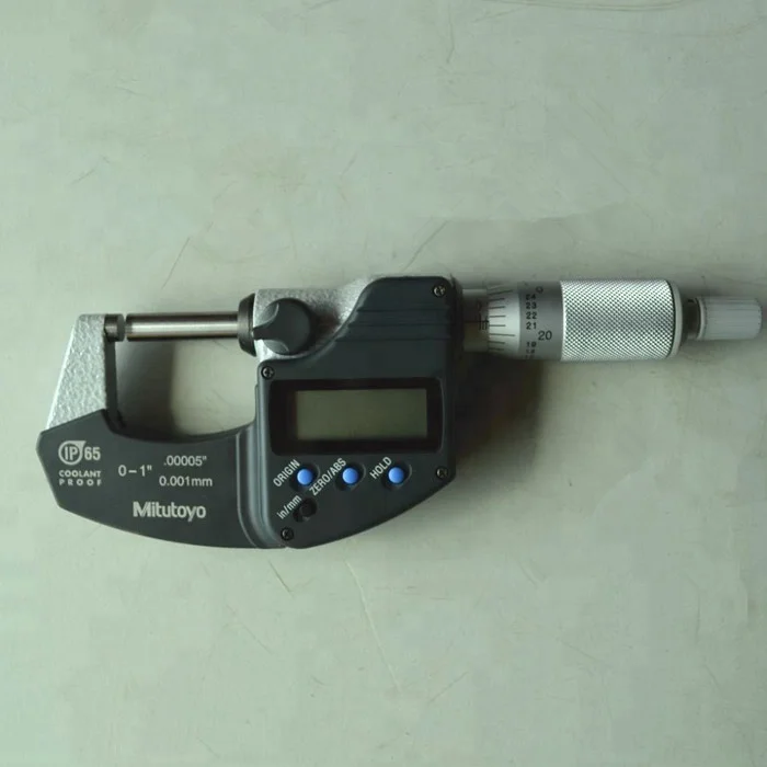 

Mitutoyo Micrometer 293-340 With Dust/Water Protection Conforming To IP65 Level