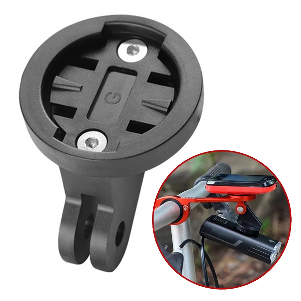 Mountain Bike Computer Mount Adjustable Angle Handlebar Computer Holder Bicycle Light Stand for Garmin Camera Fixing Base