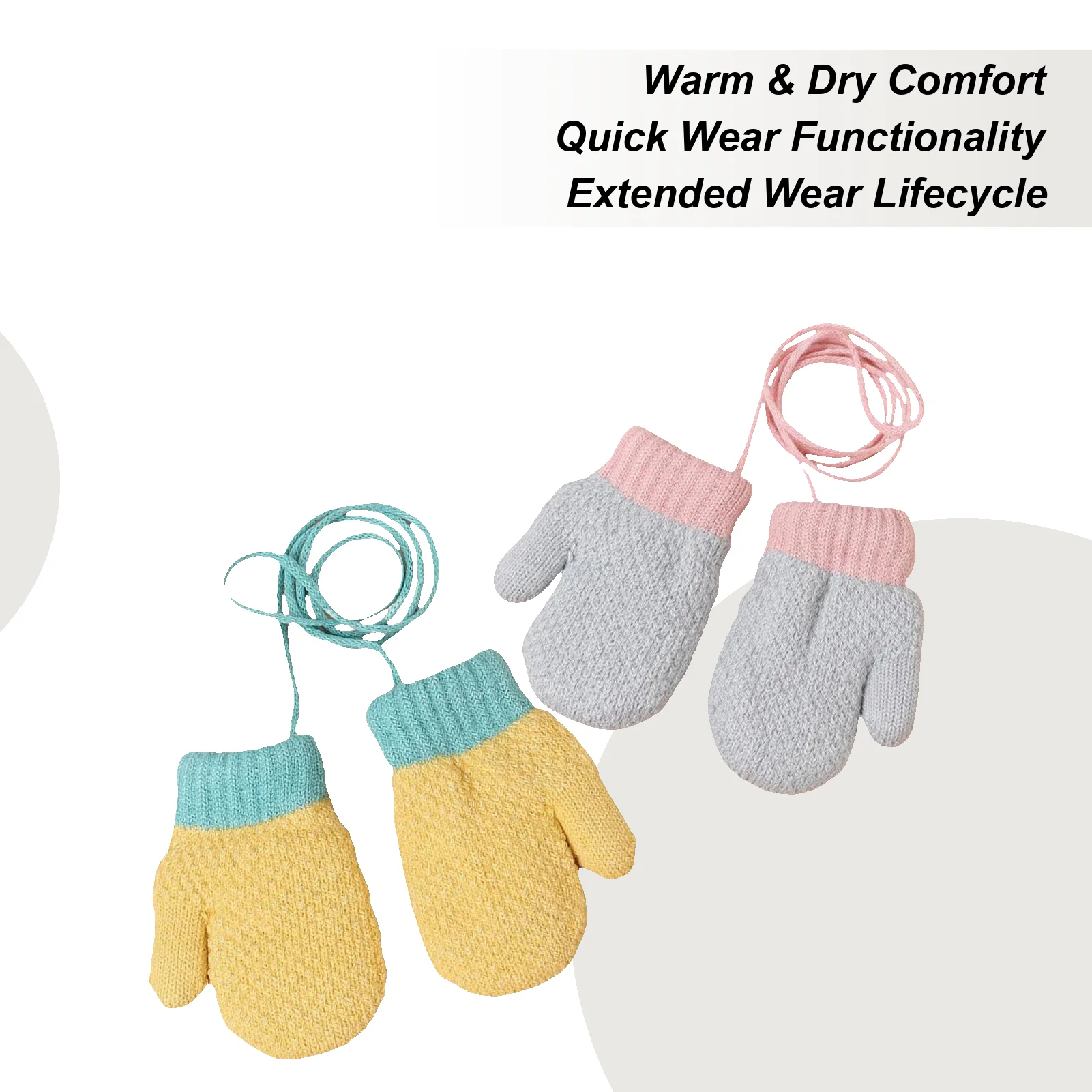 

Детские зимние перчатки, варежки для защиты рук, уличные зимние игры, плюшевые варежки для детей 1-3 лет, двора, заднего двора, сада, катания на коньках