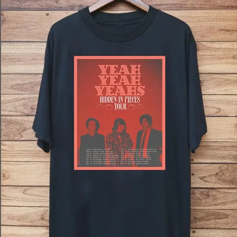 Yeah Yeahs Band Hidden In Pieces Tour T Shirt Full Size S 5XL ET1352