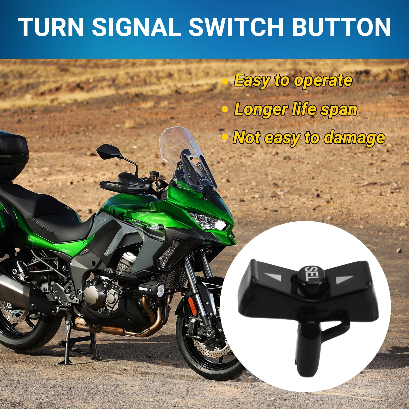 Better-Left Combination Switch Button For Kawasaki Z900 ZX-4RR Versys 650 1000 2020-2022