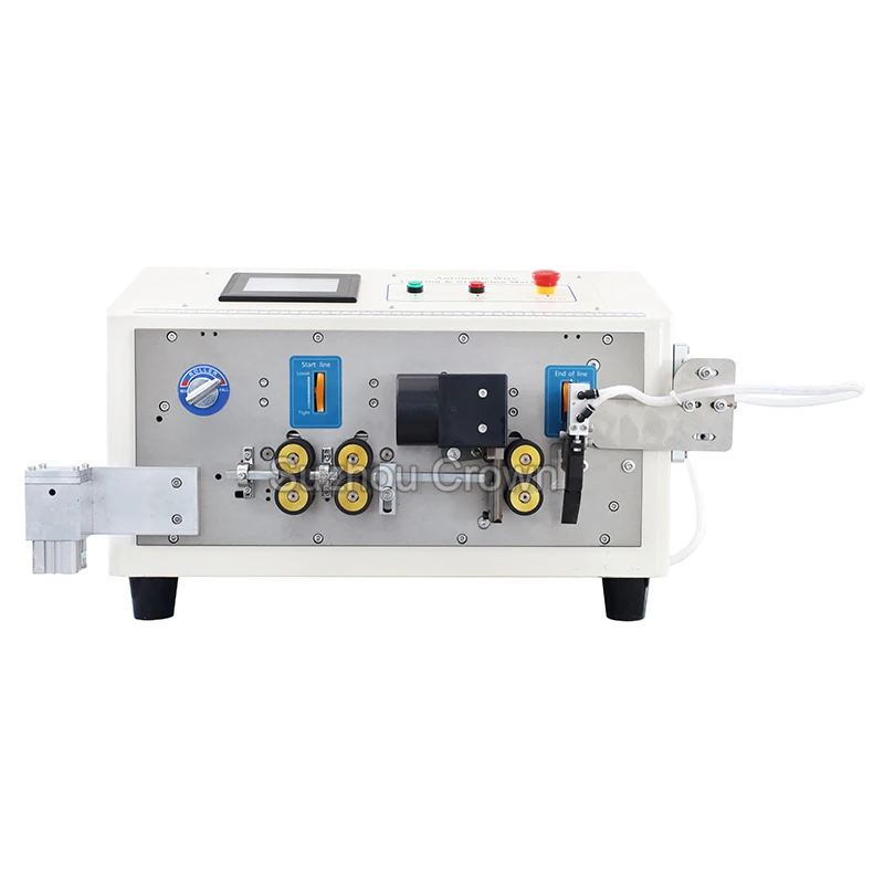 One to Three Automatic High Speed Double Parallel Wire Cutting Stripping Arranging Machine