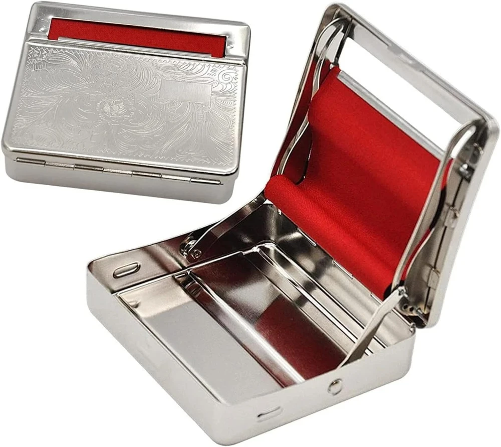Hand Rolling Cigarette Machine for Perfect Roll Ideal for Beginners & Experienced Users 70/78/110mm Smoking Random Patterns