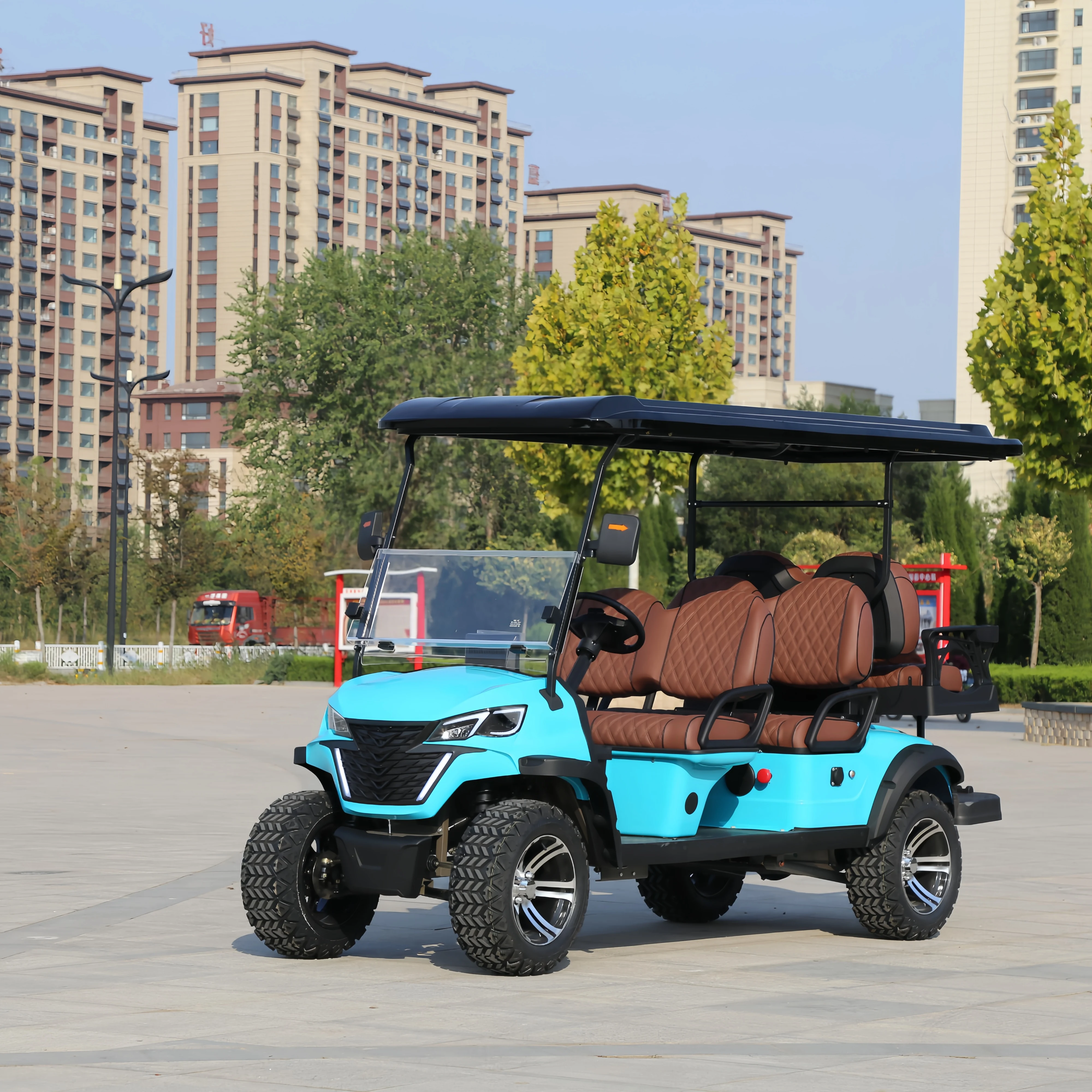 Wholesale Lifted 4 Passenger Electric cheap Chinese Electric Hunting Carts 2 seats With Lithium Battery