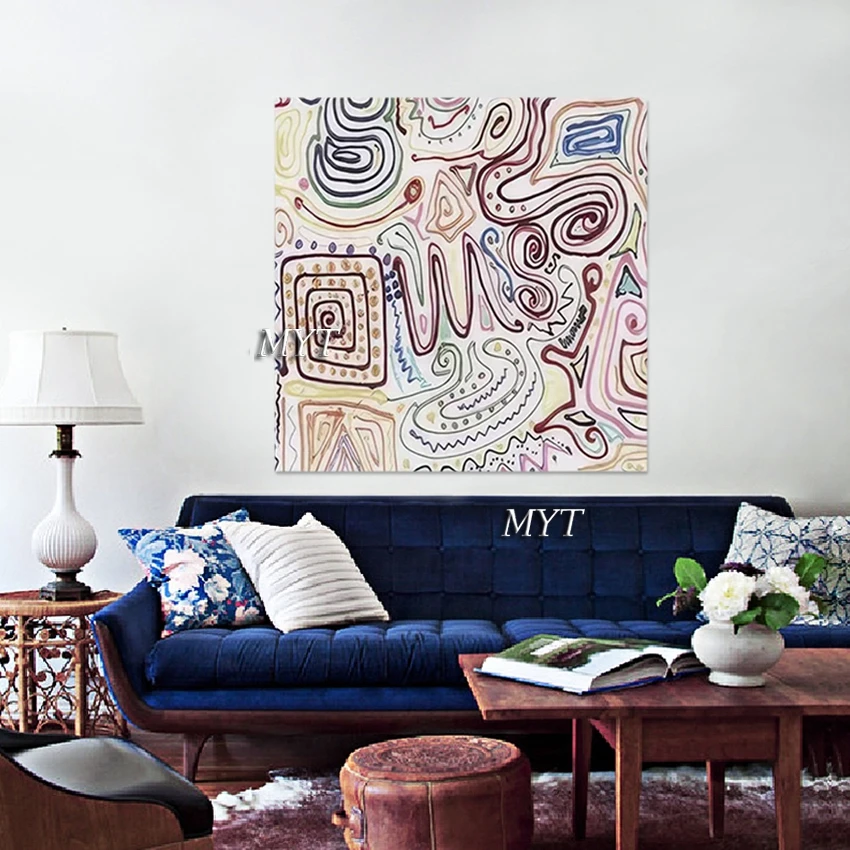 

Большой размер, чистая ручная работа, художественное ремесло, холст, настенная картина, абстрактная картина маслом для декора гостиной, без рамы, новое поступление