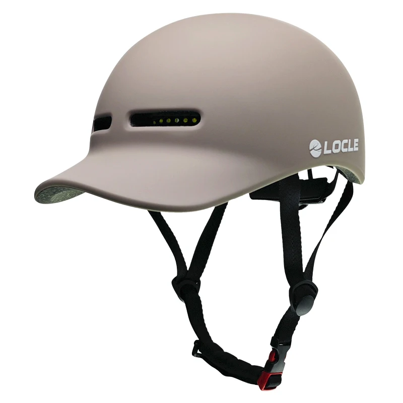 LOCLE Helm Bersepeda Model Topi Ultraringan dengan Pelindung Matahari Helm Sepeda MTB Sepeda Gunung Dalam Cetakan Pria Wanita