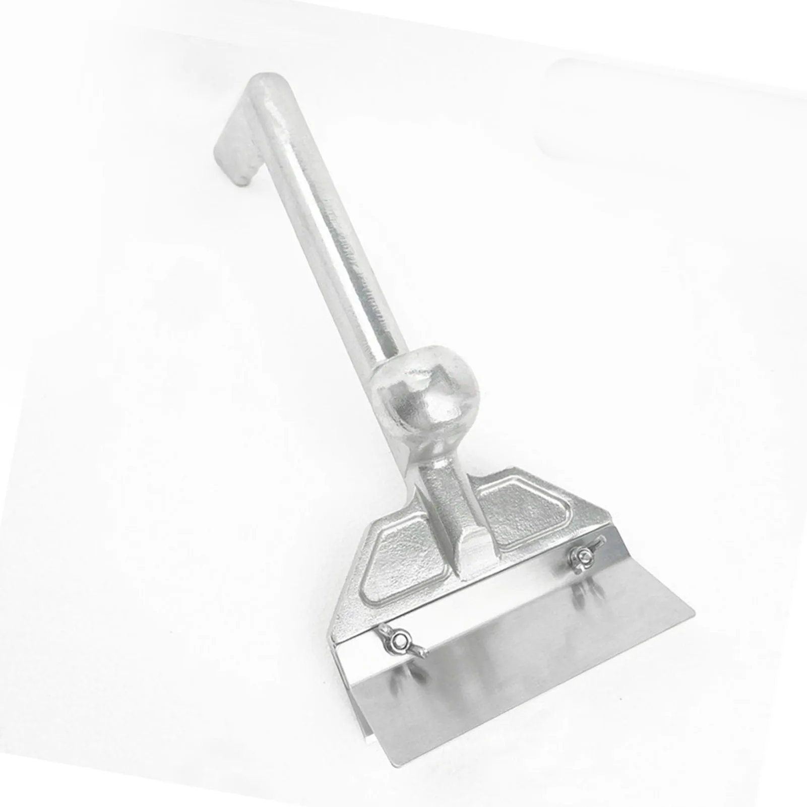 Set raschietto per griglia Manico ergonomico Protezione antispruzzo Raschietto per piastra resistente con 4 lame di ricambio per ristorante Outd