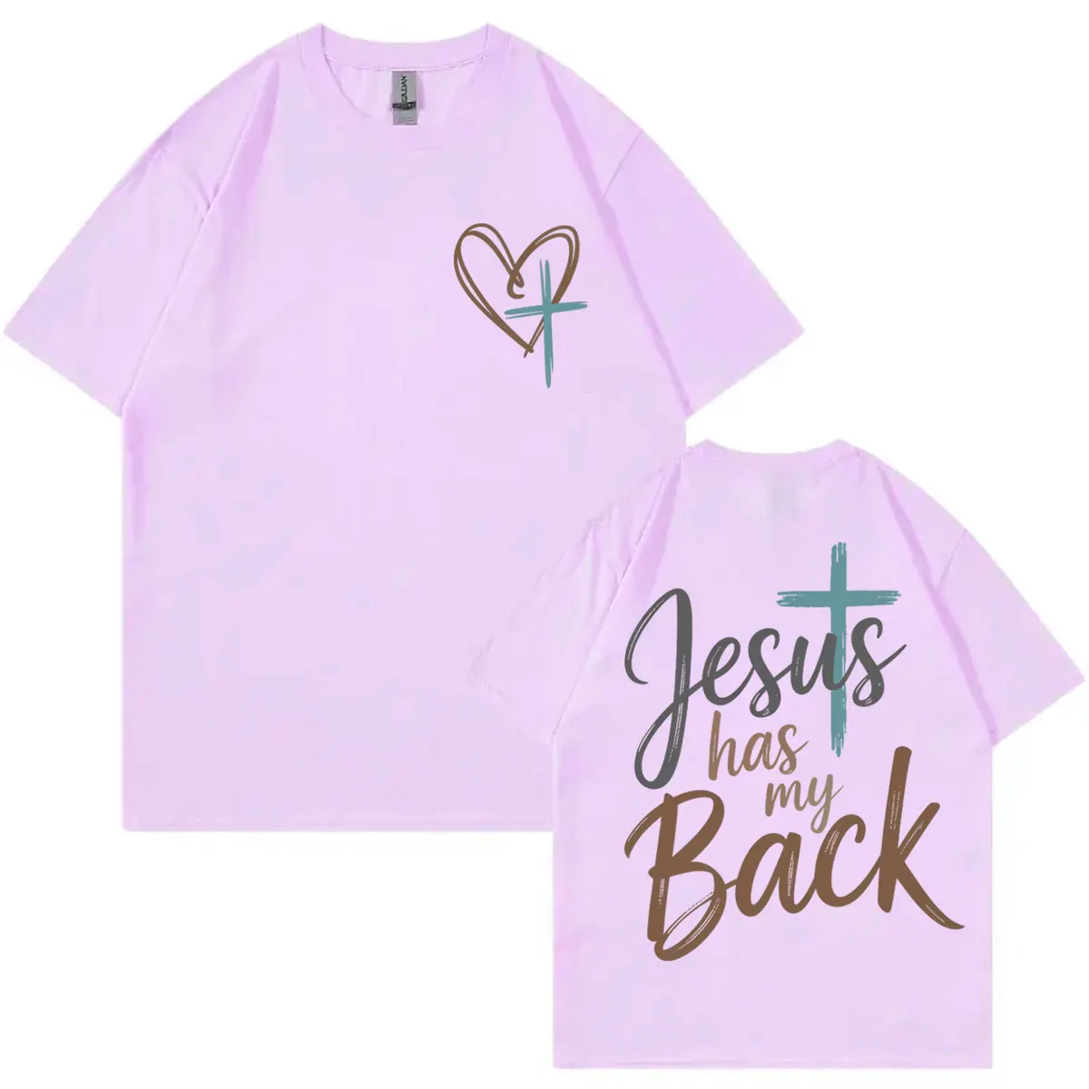 المسيحية يسوع الكتاب المقدس الآية الجرافيك تي شيرت Harajuku Y2k الجمالية المتضخم تي شيرت الرجال النساء الملابس عادية تي شيرتات قطن #6