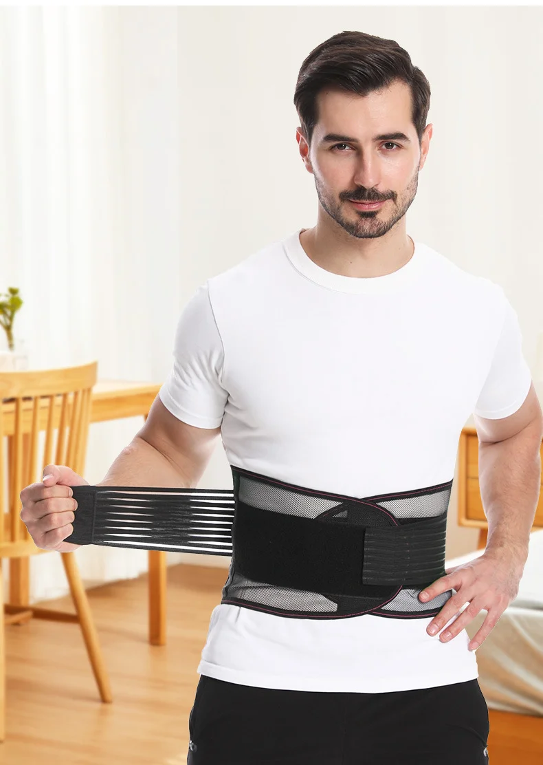 Verstellbare Shapewear-Korsettgürtel, Taillentrainer, Schlankheitshülle, flacher Bauch, reduktive, atmungsaktive Mesh-Lendenschutzrücken – Detail 10