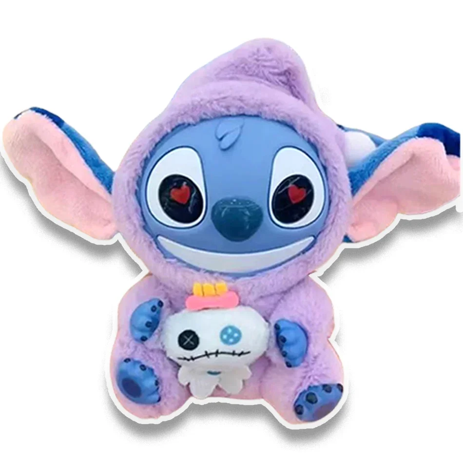 Disney Stitch Eat Something before Sleep' Series 2025 Nwe Miniso Vinyl Blind Box Cute Doll Bag Pendant Mystery Toy