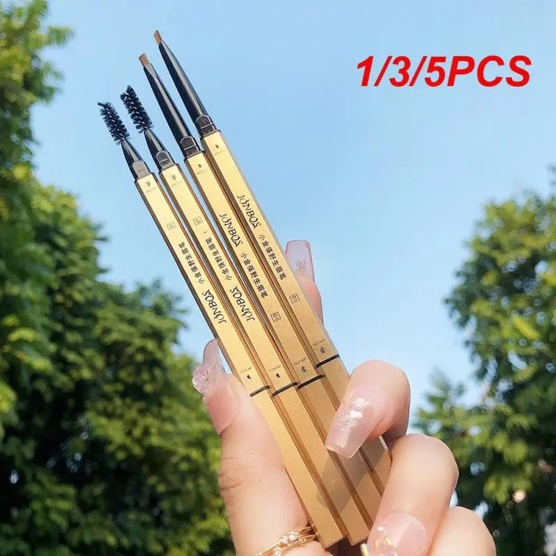 

1/3/5PCS Eyebrow Cosmetics Waterproof Not Easy To Decolor Long-lasting Very Thin Eyebrow Pencil Triangle Rotate