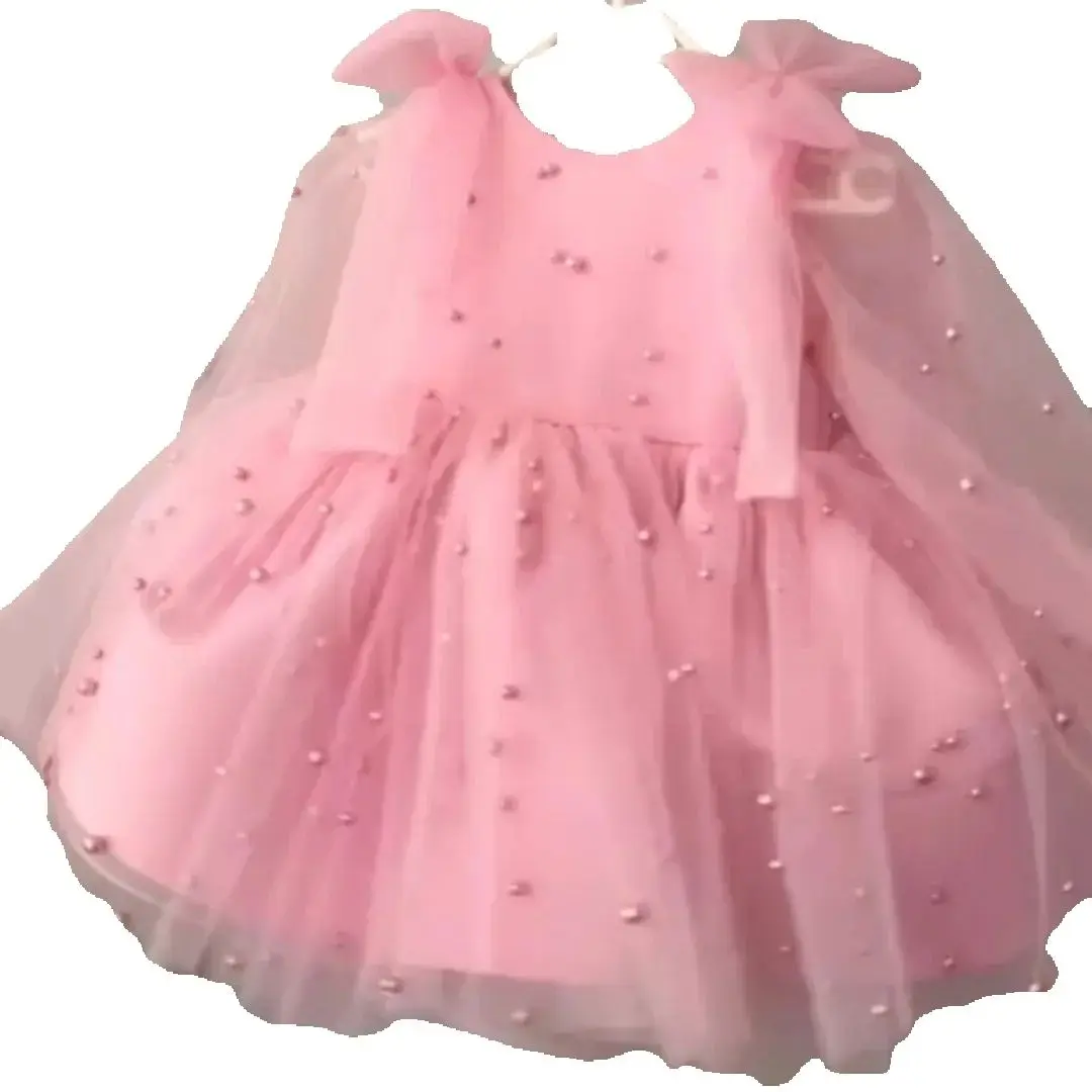 abito-da-cerimonia-personalizzato-per-bambine-con-maniche-lunghe-e-fiocco-nuovo-vestito-rosa-per-prima-comunione-in-tulle