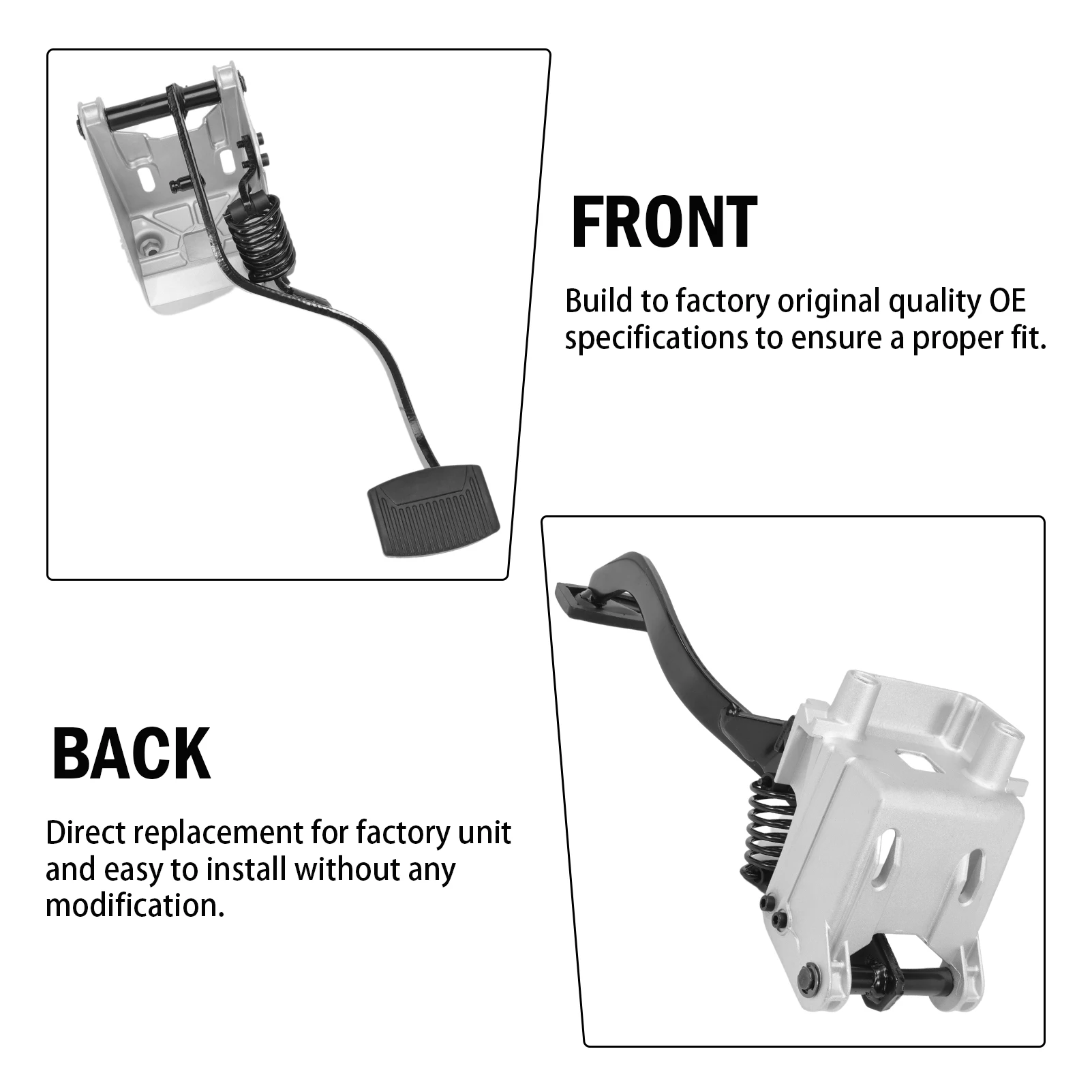 YC3Z7B633BA Clutch Pedal Assembly Compatible with Ford Super Duty F250 F350 F450 F550 1999 2000 2001 2002 2003