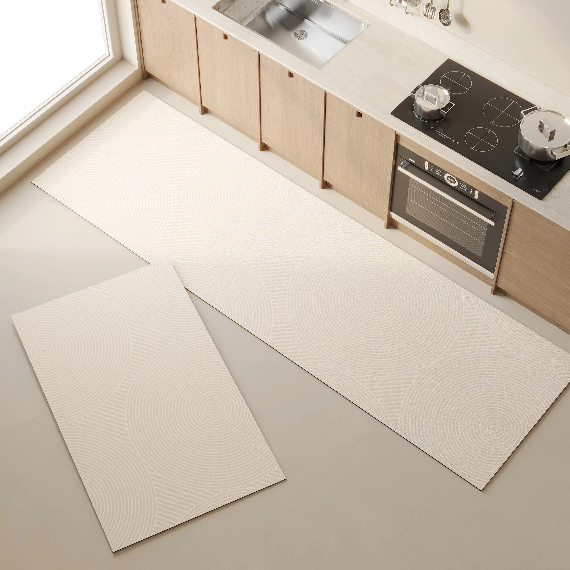 

Kitchen Floor Mat Pvc Waterproof Oil-proof Non-slip Vinyl Carpet Home Decoration Long Rug Custom 주방 카펫 Alfombra Cocina שטיח מטבח