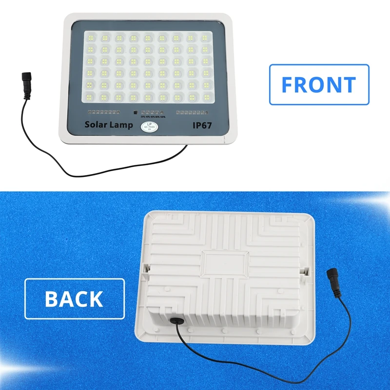 216 LED Solar Lamp Outdoor Courtyard Lighting Induction Street Light Waterproof Floodlight Ultra Brightness High-Power