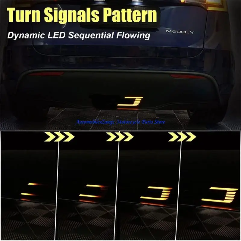 

H7BD LED Rear Brake Light Turn Car Light Warning Stop Lamp for