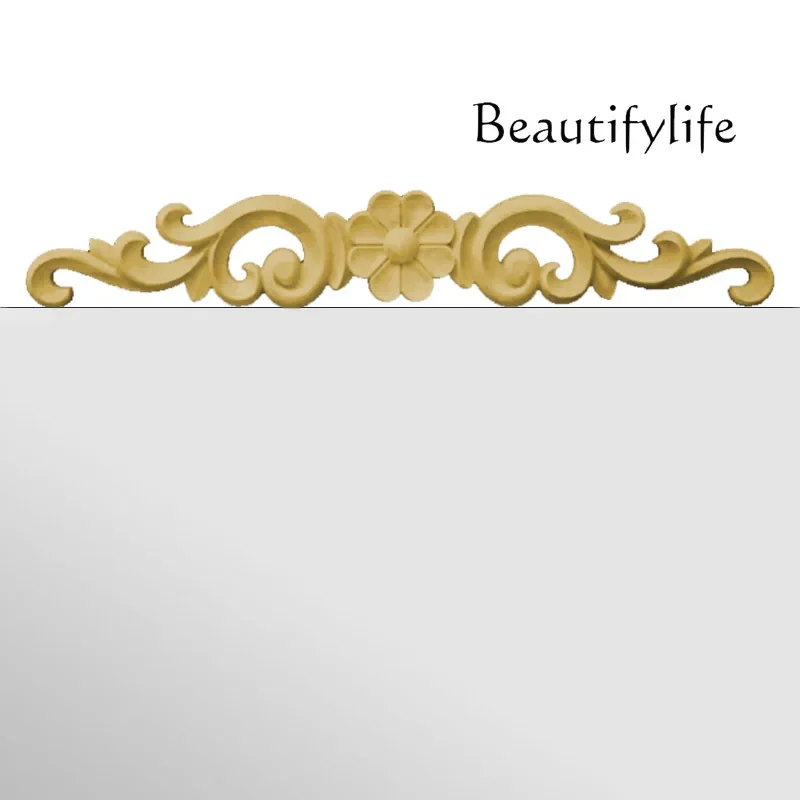M French Full-body Mirror Against The Wall Hand-customized Large-size High-value Floor Mirror Retro Full-length Mirror Home Use