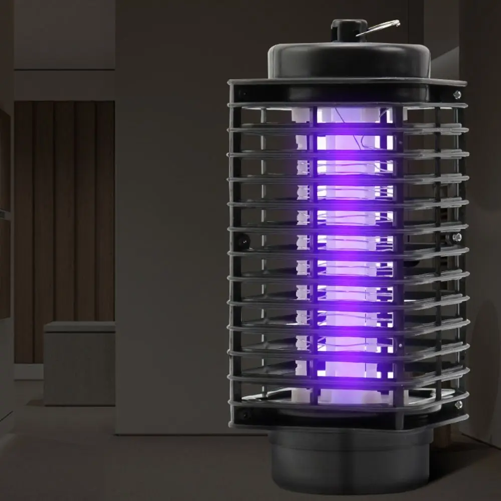 Lámpara Antimosquitos Eléctrica UV, Lámpara LED Portátil para Atrapar e Eliminar Insectos, Trampas Físicas para Moscas Negras de Oficina