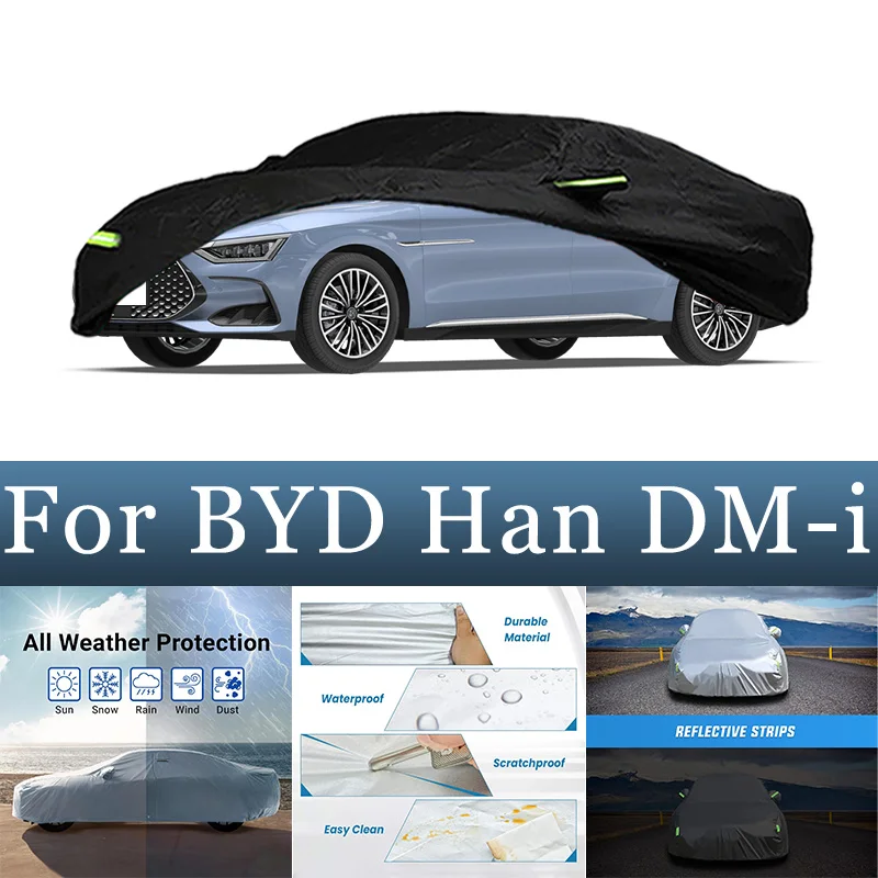 

Для BYD Han DM-i автомобильный чехол водонепроницаемый от града дождя защита от царапин солнцезащитный козырек морозильный пылезащитный автомобильные аксессуары