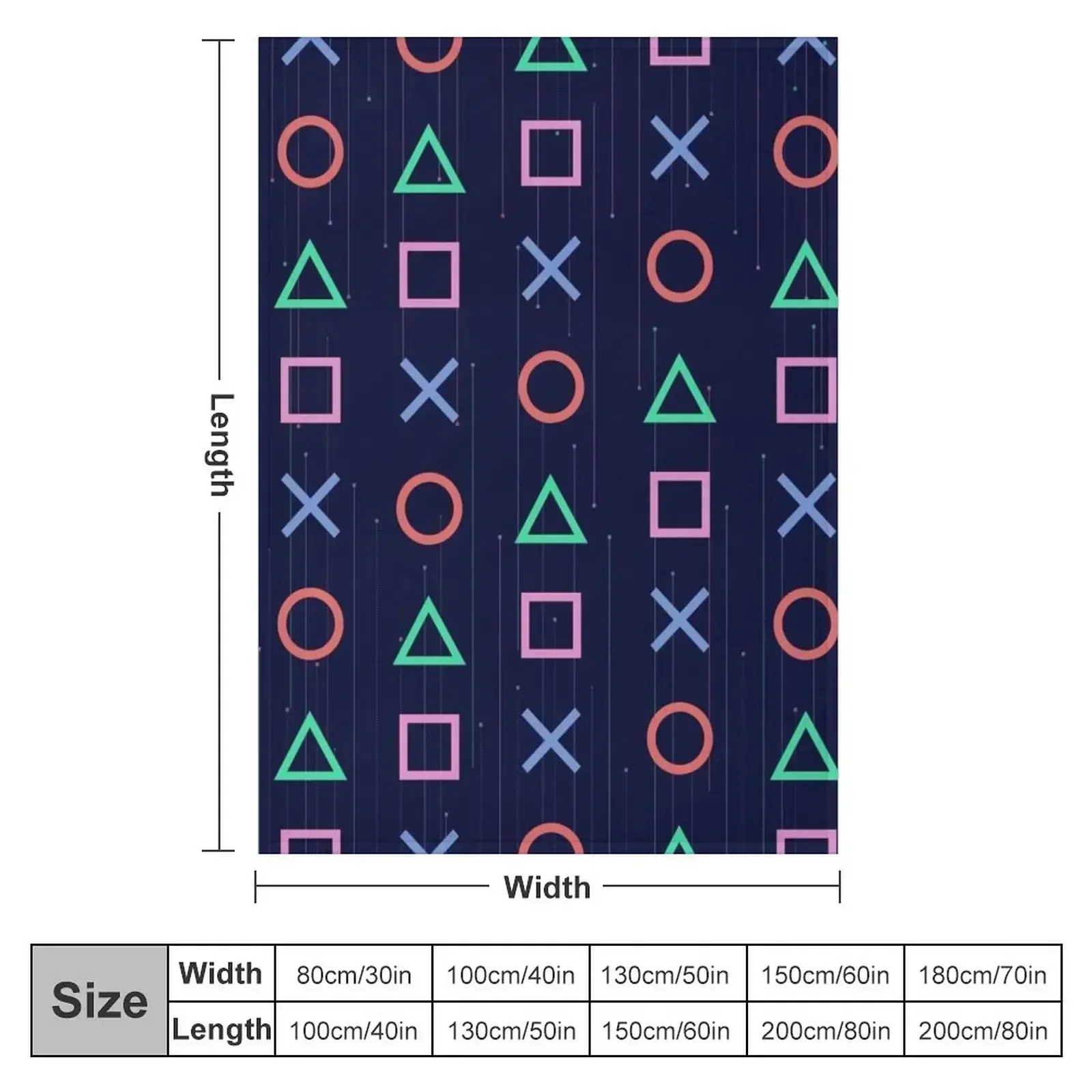 Play Glitch Vaporwave Throw Blanket Thin Plaid on the sofa valentine gift ideas decorative Sofa Throw for babies Blankets