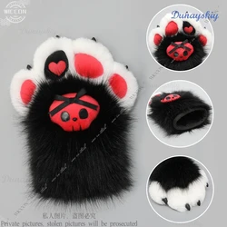 Furry Claw Gloves Cosplay Animal Comic-con Props Fursuit Dog Claw Fashion Woman Man Creative Sweet Cool Role Play Halloween