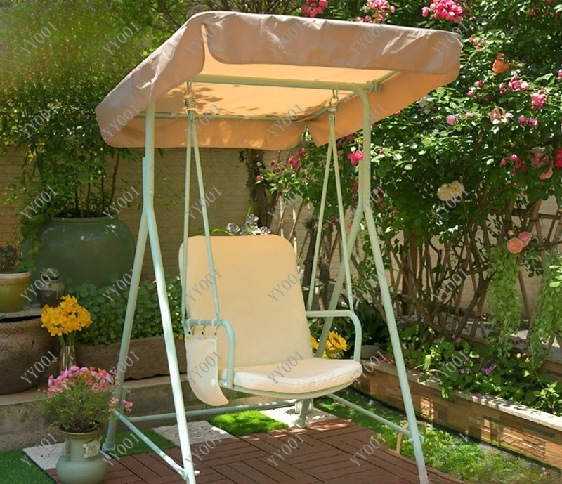 Outdoor Metal Swing Chair Indoor Hammock Chair for Patio Balcony Garden Kids Adult Leisure