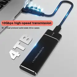 Enclosure Adapter USB 3.1 10G Dual Protocol M2 SSD Case NGFF NVME Notebook External M2 Hard Drive Box High Quality best selling