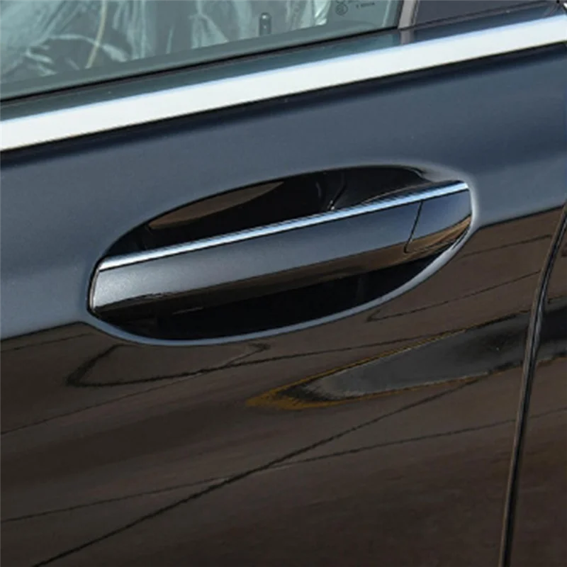 

Simple For Bmw 7 Series G12 2015-2022 Outer Handle Keyhole Cover Car Left Front Unlocking Cover Parts 51217474681 Black