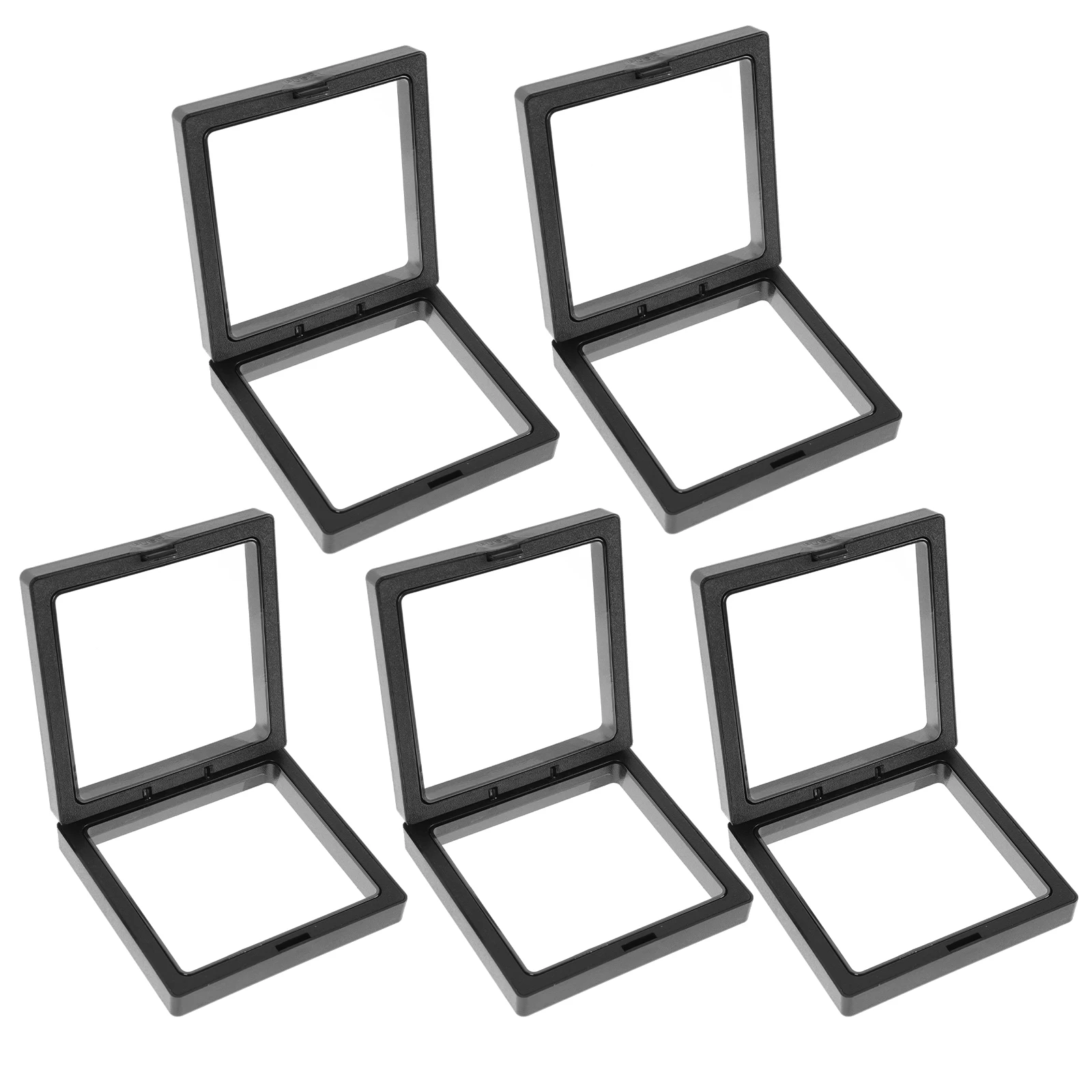 

5pcs Wearable Nail Storage Box High Quality PE ABS Material Display Tray Organizer Transparent Case Nail Salon Supplies Travel