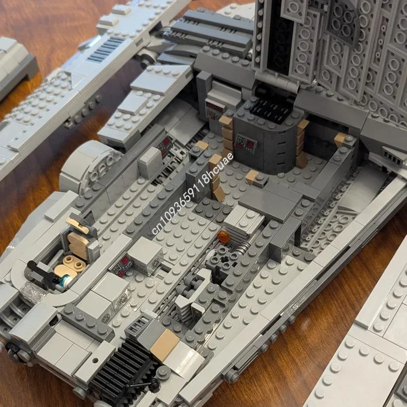 1601 pièces Star Battle Fondor Haulcraft modèle Moc blocs de construction briques bricolage assemblage créatif vaisseau spatial jouets cadeaux de noël