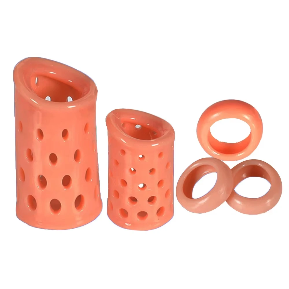 Silicone Cock Penis Rings with Enlargers Erection Enhancing Ultra Soft Long Lasting Stronger Adult Sex Toys for Men Couples