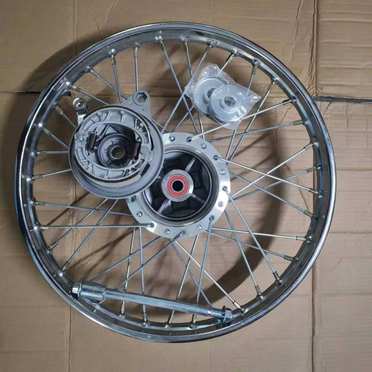 1set ,Motorcycle Steel Rims for 125CG, 14/16/17/18/19 Inch Wheels, Front and Rear Wheel Rims 1. 40x18 Inch 36 Hole