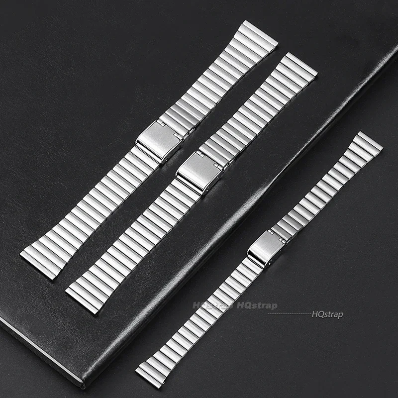 Universal Stainless Steel Watch Straps for Seiko Ultra-thin Metal Watch Band Men Women Bracelets 10 14mm 16mm 18 20mm Wristbelt