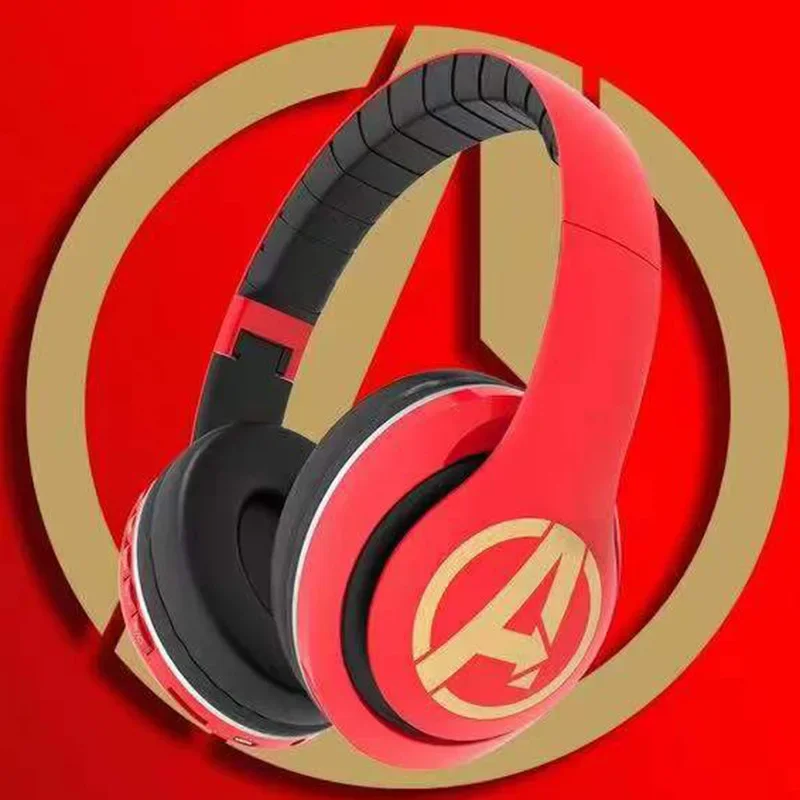 NEW Marvel Spider Man Headquarters Wireless Game Bluetooth Earphones with Card Insertion Support for FM Extra Long Standby