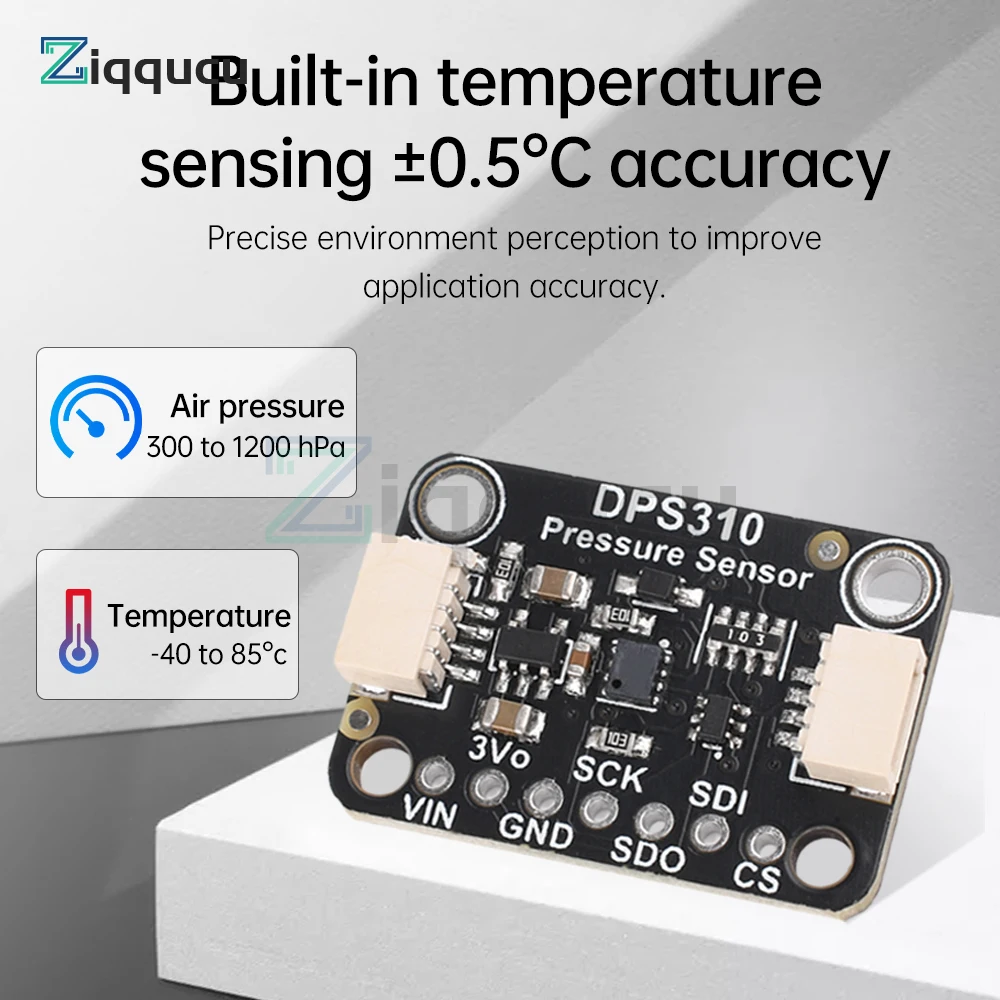 DPS310 High Accuracy Barometric Altitude Sensor Module Qwiic Interface DPS310 Pressure Sensor Module