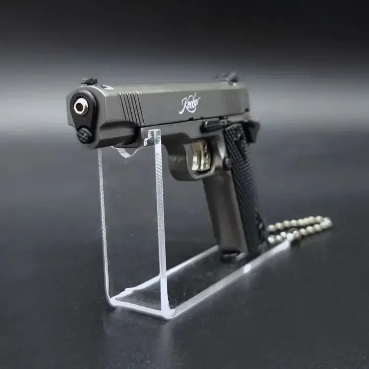 Csnoobs 1:3 Alloy Mini 1911, model pistoletu, brelok do kluczy, odłączany, fałszywy pistolet zabawkowy do broni PUBG, dorosłych, dzieci, prezent na