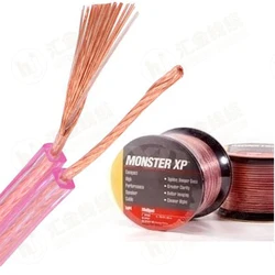 Monster Cable XP Compact High Performance Clear Jacket Speaker Wire XPMS 16AWG 20ft