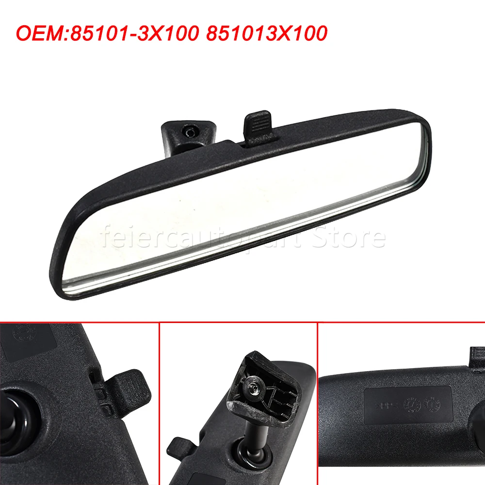 

85101-3X100 Новое зеркало для Hyundai Santa Fe Sonata Elantra Veloster Kia Optima Rio внутри, внутреннее зеркало заднего вида 851013X100