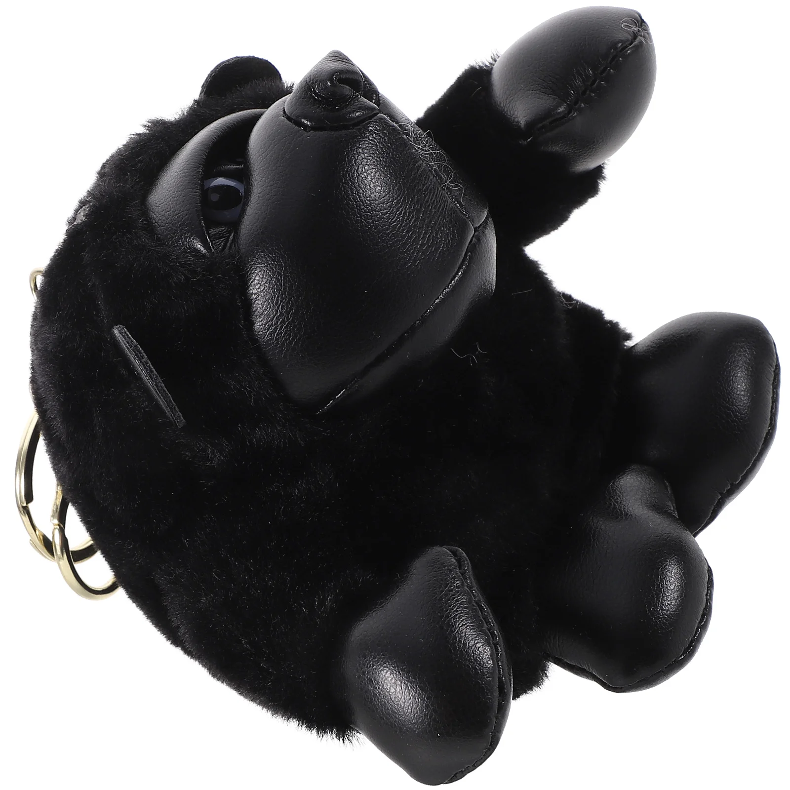 Lovely Plush Keychain Gorilla Pendant Monkey (Black) 1pc Boy Baby Pp Cotton Keychains